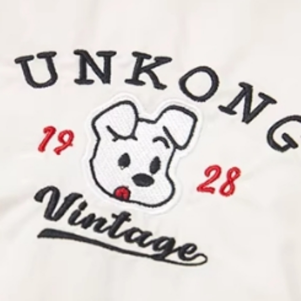 Beige Vintage Dog Graphic Collar Shirt - Picture 3 of 4